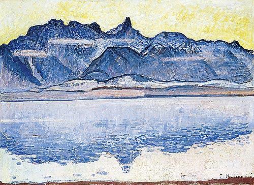 Ferdinand Hodler Stockhornkette mit Thunersee